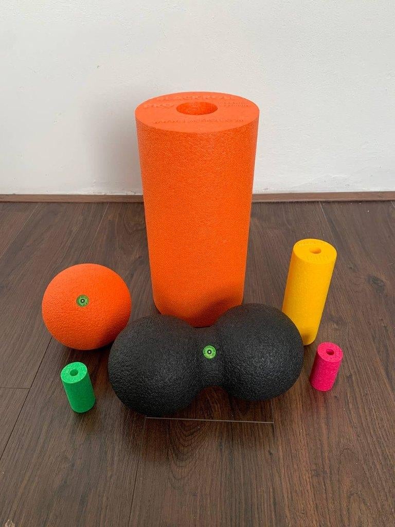 BLACKROLL set – foam rollers & massage tools, Ophalen of Verzenden, Zo goed als nieuw, Benen, Foamroller