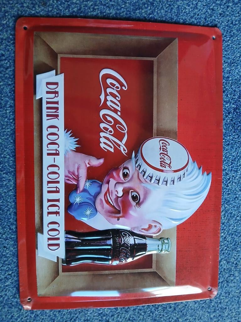 Cola bord, Ophalen of Verzenden, Reclamebord