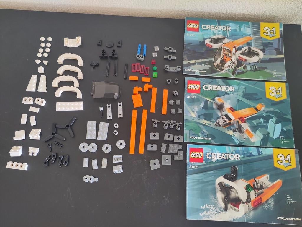 Lego Creator 31071 3-in-1 Drone Explorer, Kinderen en Baby's, Speelgoed | Duplo en Lego, Lego, Compleet, Ophalen of Verzenden