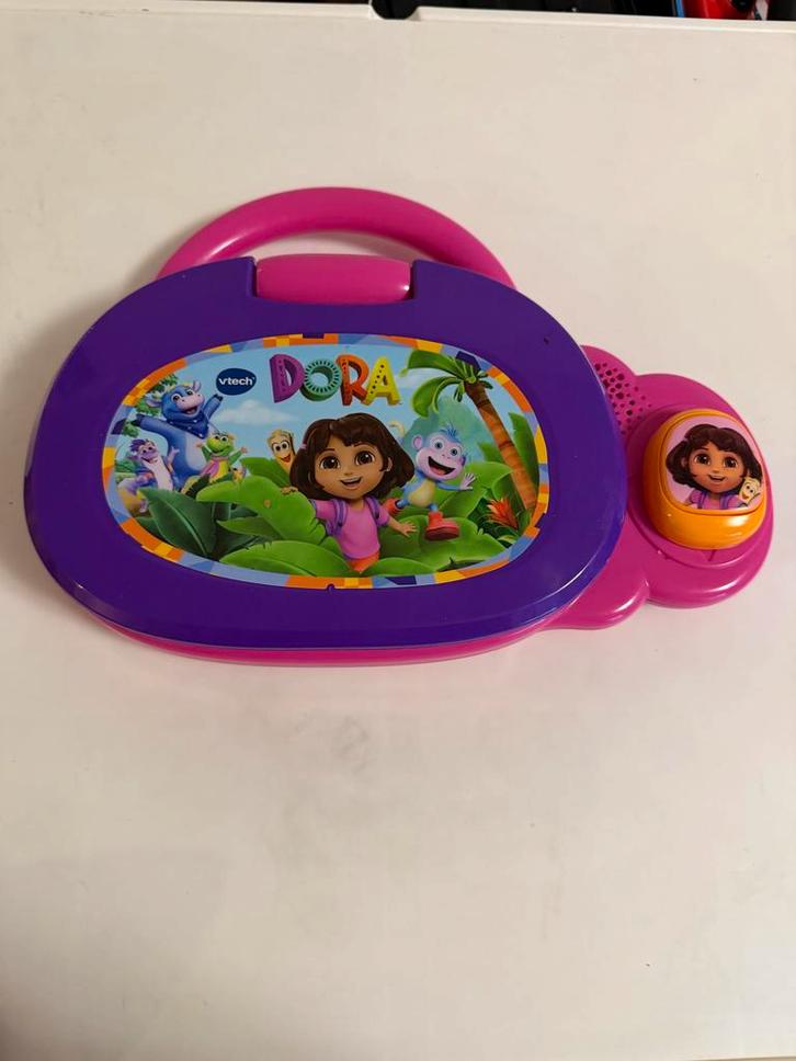 VTech Dora de Explorer Laptop - Educatief Speelgoed, Kinderen en Baby's, Speelgoed | Vtech, Zo goed als nieuw, 2 tot 4 jaar, Ophalen of Verzenden