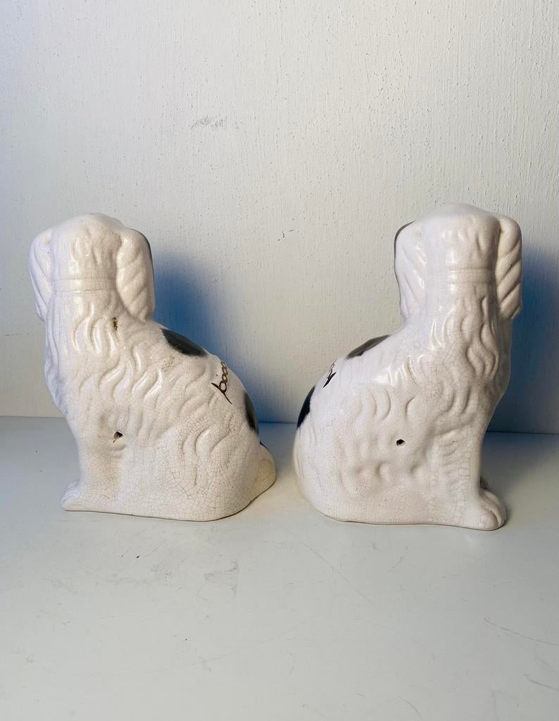 Set hoerenhondjes Staffordshire , beeldjes van honden, Ophalen of Verzenden