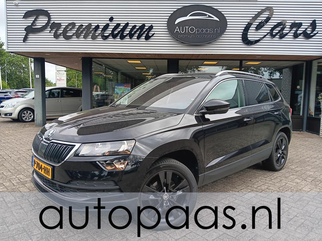 Skoda Karoq 1.5 TSI ACT Business Edition|AUTOMAAT|ECC|TREKH|, Stof, 4 cilinders, 150 pk, Zwart