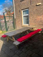 Robuuste Picknicktafel Model  "Lange Jan" 12 personen, Tuin en Terras, Ophalen, Rechthoekig, Hout