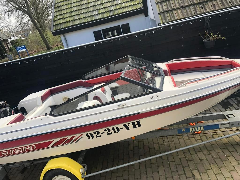 Schitterende speedboot bowrider Sunbird, Ophalen of Verzenden, 3 tot 6 meter, Buitenboordmotor, Polyester