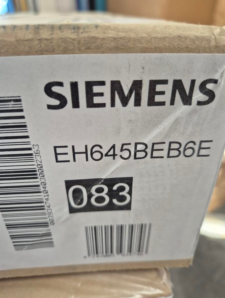 Siemens inductie kookplaat, Witgoed en Apparatuur, Kookplaten, Nieuw, Inbouw, Inductie, 4 kookzones