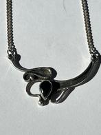 Zilveren Ketting met granaat Steen hanger, Sieraden, Tassen en Uiterlijk, Kettingen, Nieuw, Ophalen of Verzenden, X, Met edelsteen