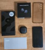 Samsung Galaxy S22 128GB Zwart + Buds 2 Pro, Telecommunicatie, Mobiele telefoons | Samsung, Ophalen, Zwart, Touchscreen, Zo goed als nieuw