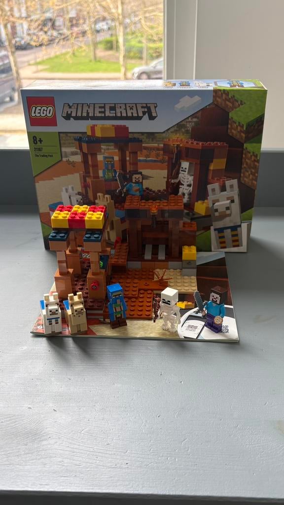 Lego Minecraft The Trading Post 21167, Ophalen of Verzenden, Zo goed als nieuw