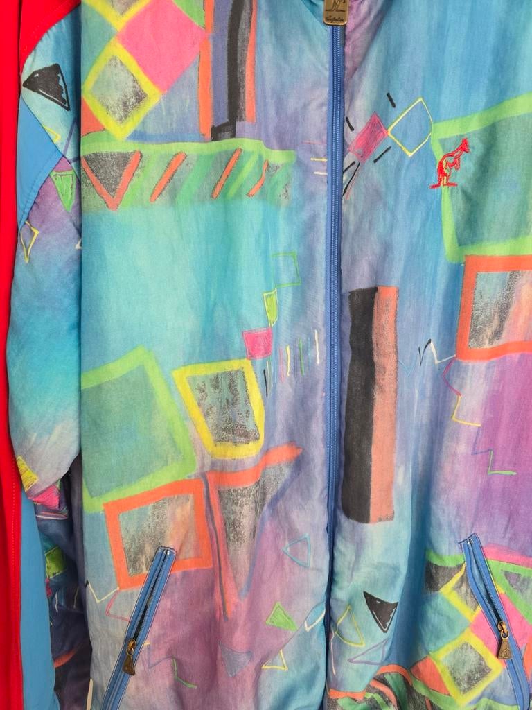 Vintage Australian by Alpina Windjack - Kleurrijk Design, Ophalen of Verzenden, Gedragen, Overige maten, Overige kleuren