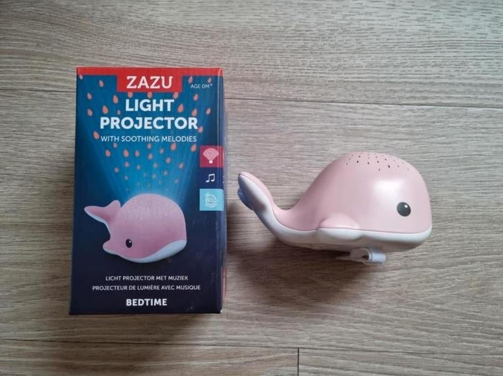 Zazu Wally Roze Muzikale Babyprojector light projector, Ophalen of Verzenden, Zo goed als nieuw, Lamp