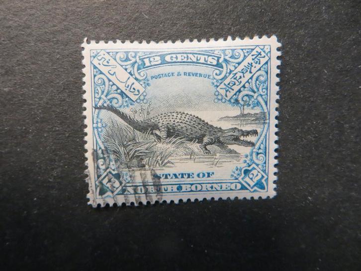 A10737: North Borneo  12 c  P 14,5-15, Postzegels en Munten, Postzegels | Azië, Oost-Azië, Ophalen of Verzenden