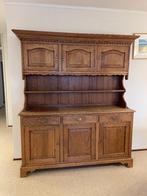 Massief eiken buffetkast / servieskast, Ophalen, Gebruikt, 200 cm of meer, Eikenhout