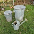 Set zinken vuilnisemmers en gieter, Ophalen
