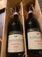 Barbaresco Riserva 1998 - Giorgio Tavernini (2 flessen), Verzamelen, Gebruikt, Rode wijn, Vol, Italië