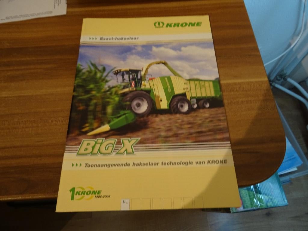 Krone  Exact-Hakselaar folkder, Ophalen of Verzenden, Nieuw, Folder