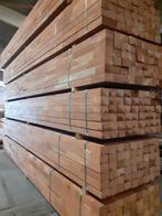 2e keus Mahonie kozijnhout L 590 cm - Los of per bundel, Ophalen of Verzenden, 250 cm of meer, Balken, Hardhout