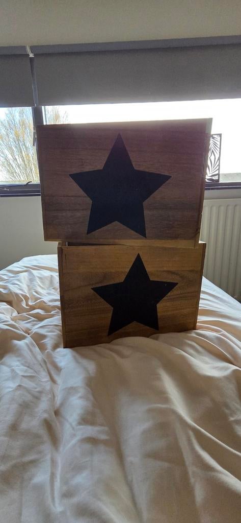 Houten kistjes, Ophalen of Verzenden, Minder dan 50 cm, Minder dan 50 cm