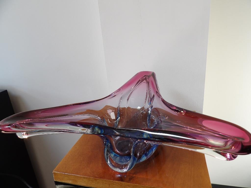 Frantisek Zemek Sixties Design Schaal, Mstisov, Antiek en Kunst, Antiek | Glas en Kristal, Ophalen of Verzenden