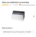 Elektrische radiator/verwarming, Witgoed en Apparatuur, Airco's, Ophalen, Wandairco, Minder dan 60 m³, 1 snelheid
