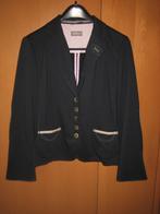 Sportief nachtblauw tricot colbertjasje GELCO 42-44 snazzeys, Gelco, Maat 42/44 (L), Zo goed als nieuw, Jasje