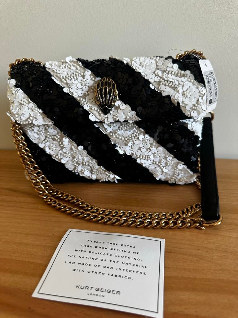 Kurt Geiger tas - Nooit gedragen, uitstekende staat, Ophalen of Verzenden, Zo goed als nieuw, Zwart, Schoudertasje