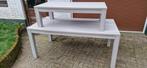 Eetkamertafel en Salontafel Set, Huis en Inrichting, Tafels | Eettafels, Ophalen, Gebruikt, 50 tot 100 cm, 150 tot 200 cm