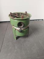 Vintage petroleumstel - Groen emaille, Ophalen of Verzenden