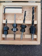 WISVO tools profi boorset in houten kistje, Ophalen of Verzenden, Gebruikt, Overige typen