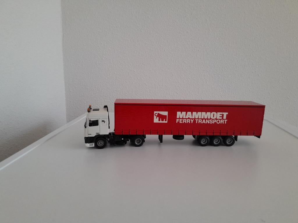 Daf 95 ati van Mentra Transport met Mammoet Ferrytrailer ., Verzenden, Nieuw, Bus of Vrachtwagen, Tekno