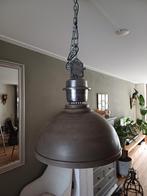 Industriële hanglamp aan ketting, Ophalen, Gebruikt, Industrieel, Metaal