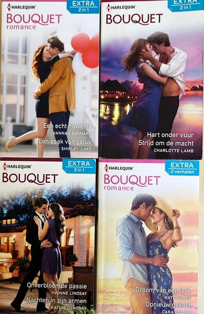 Partij Harlequin Bouquet romannetjes, 40 verhalen,, Boeken, Ophalen of Verzenden, Zo goed als nieuw, Nederland
