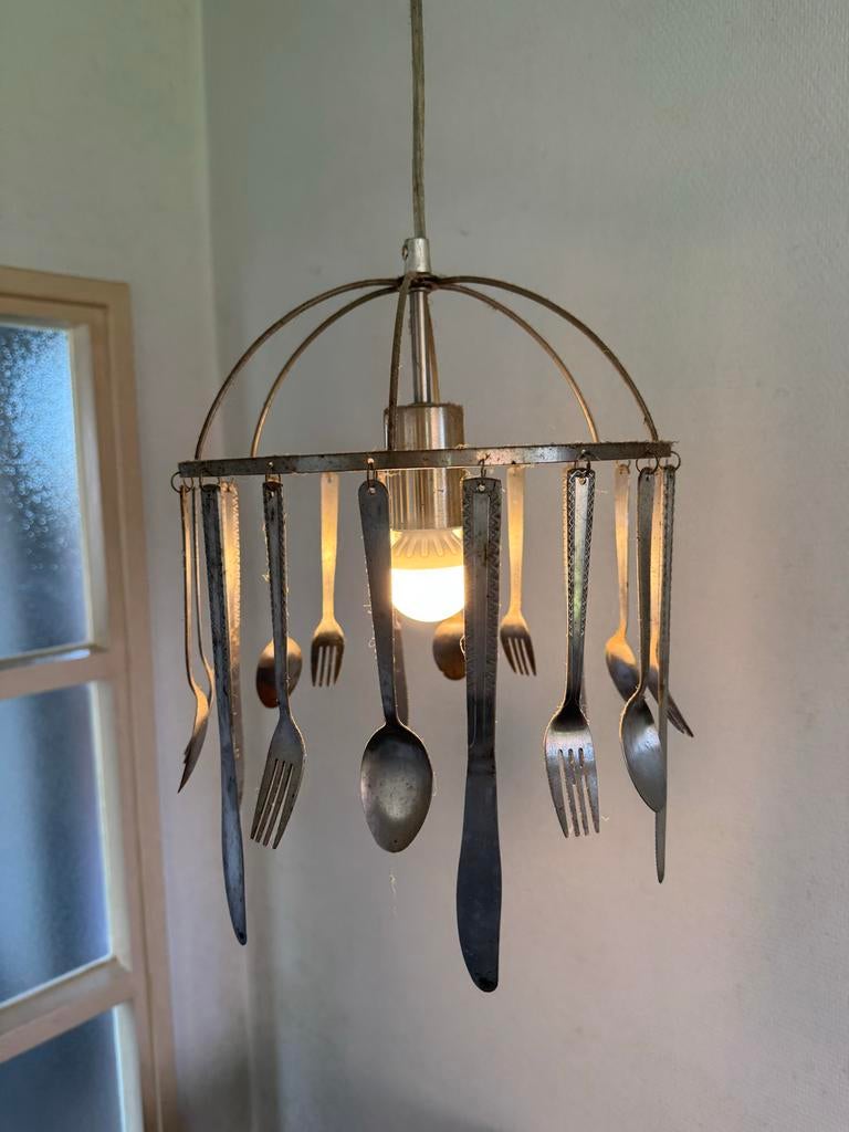 Unieke Hanglamp van Bestek, Ophalen