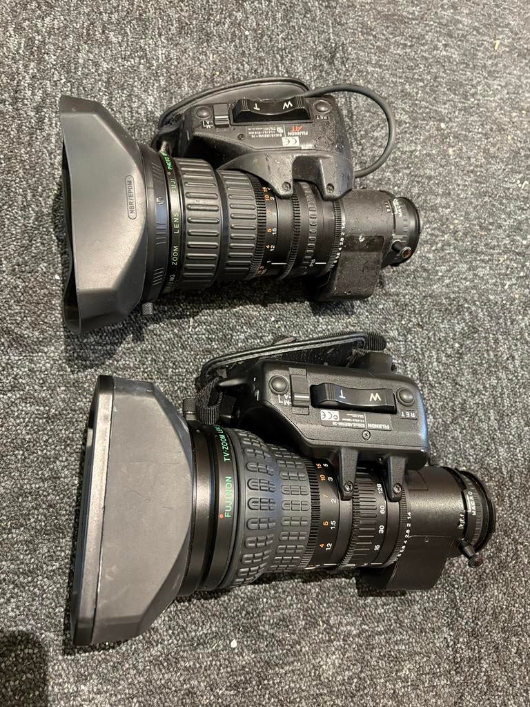 2 oude Fujinon broadcast lenzen, Ophalen of Verzenden, Gebruikt