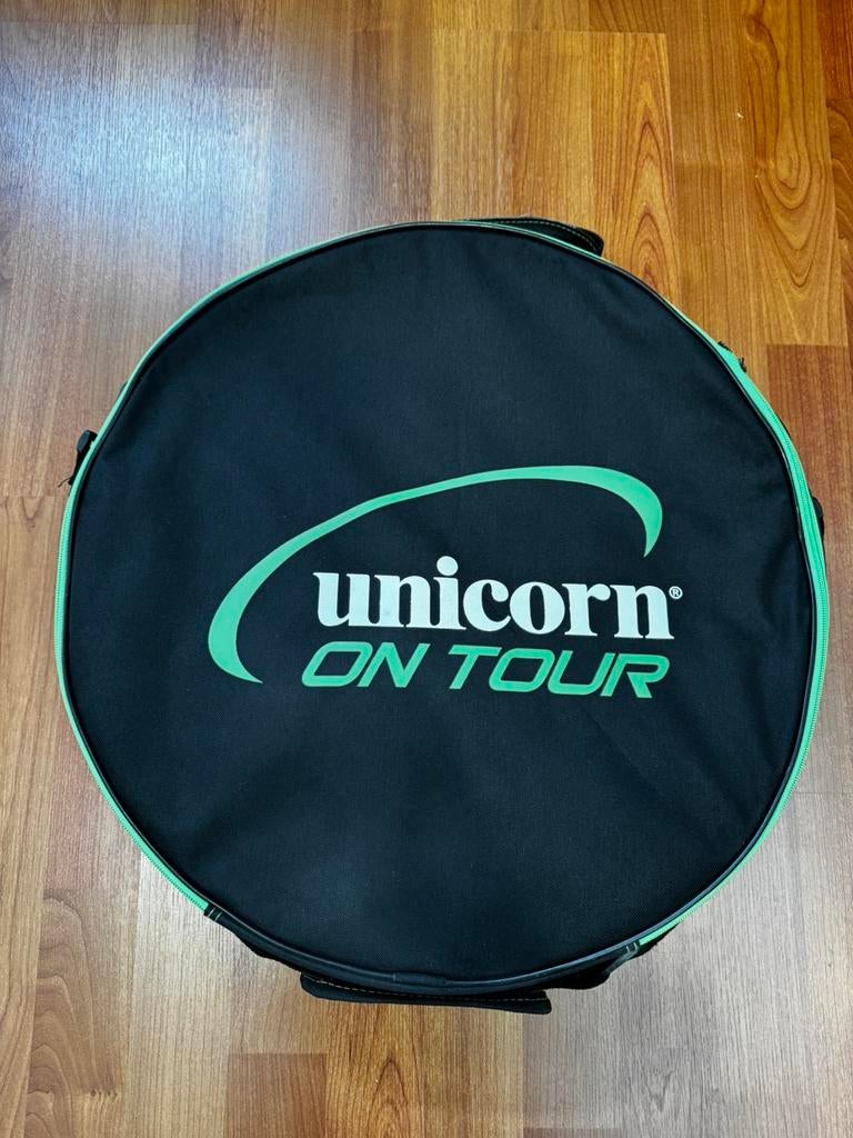 Unicorn on tour dartbord tas met ophangsysteem, Ophalen of Verzenden, Zo goed als nieuw, Dartbord