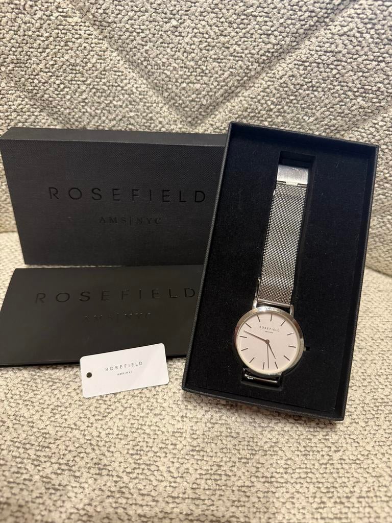 Rosefield horloge, Sieraden, Tassen en Uiterlijk, Horloges | Dames, Gebruikt, Staal, Polshorloge, Ophalen