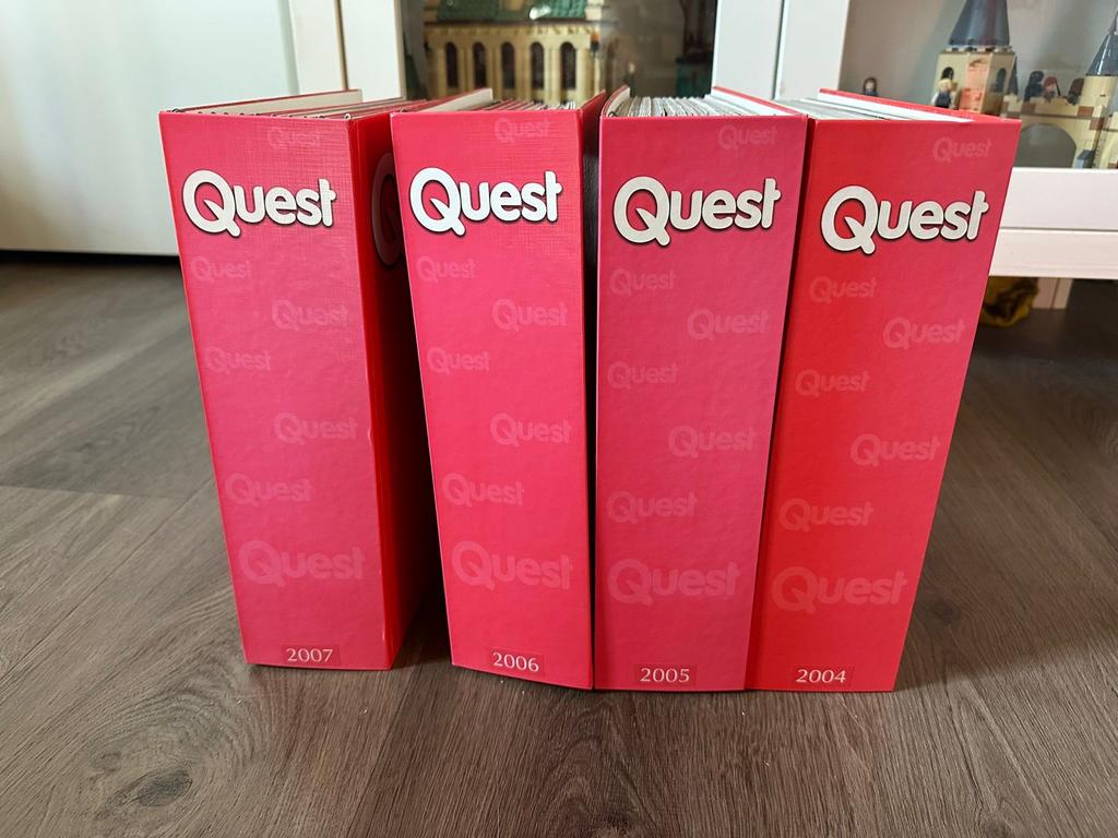 Quest tijdschriften 2004, 2005, 2006, 2007, Ophalen, Gelezen, Wetenschap en Natuur