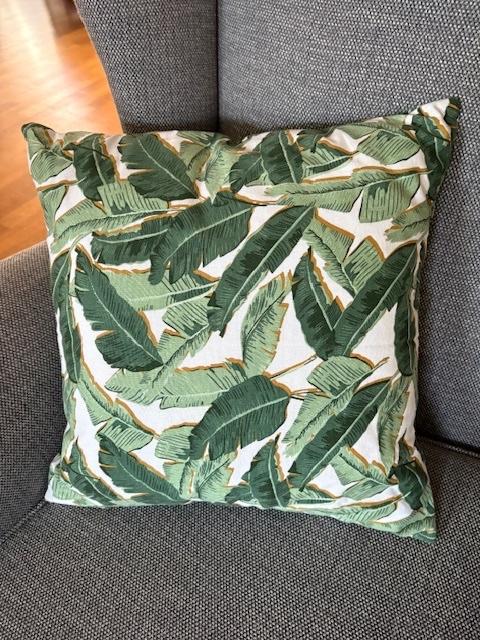 Primark Home kussenhoezen ''leaf'' 40 x 40 cm (2 stuks), Huis en Inrichting, Ophalen of Verzenden, Nieuw, Groen, Vierkant