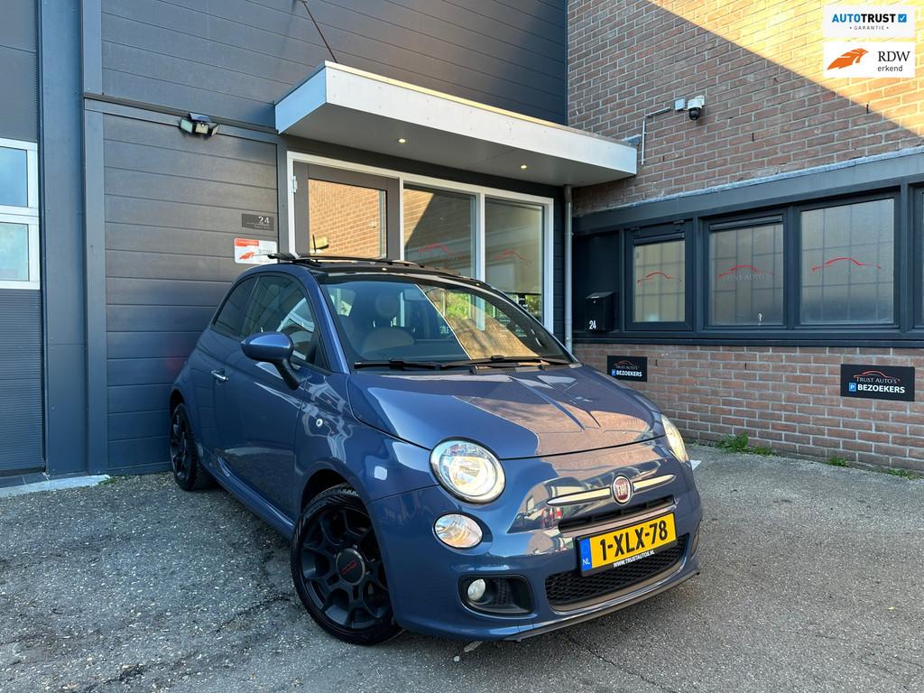 Fiat 500 0.9 TwinAir Lounge 500S|Carplay|Pano|Airco|Leder, Voorwielaandrijving, 86 pk, Gebruikt, 905 kg