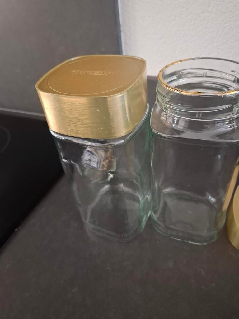 GRATIS- Schone glazen potten, Huis en Inrichting, Ophalen, Glas, Pot, Bus of Blik