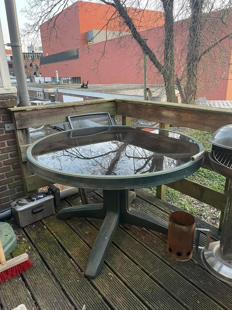 Ronde tuin tafel, Ophalen, Gebruikt