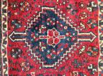 Vintage Perzisch wol tapijt square Qashqai nomad 93x95cm, Gebruikt, 50 tot 100 cm, Vintage Perzisch, Onbekend