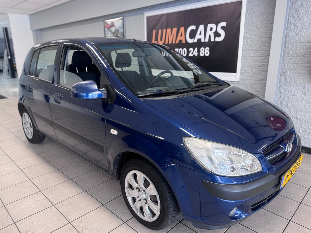 Hyundai Getz 1.4i Active Joy | Airco | 97pk | apk aanwezig|, Auto's, Hyundai, Voorwielaandrijving, 450 kg, 4 cilinders, Blauw