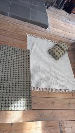 Kinderkamer aankleding, Hema, loper/kleed, plaid, 2 kussens, Ophalen of Verzenden, Zo goed als nieuw, Kleed of Kussen