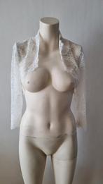 Witte Kanten Bolero met Lange Mouwen- Maat M, Maat 38/40 (M), Wit, Nieuw, Ophalen of Verzenden