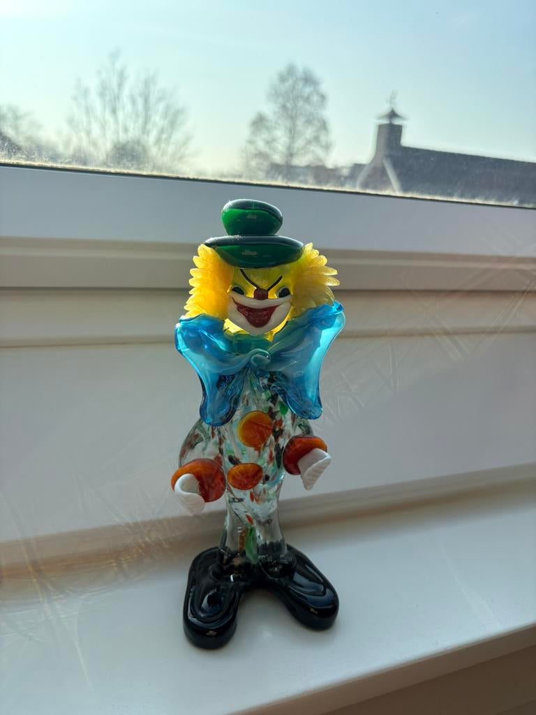 Glazen clowntje, Antiek en Kunst, Ophalen