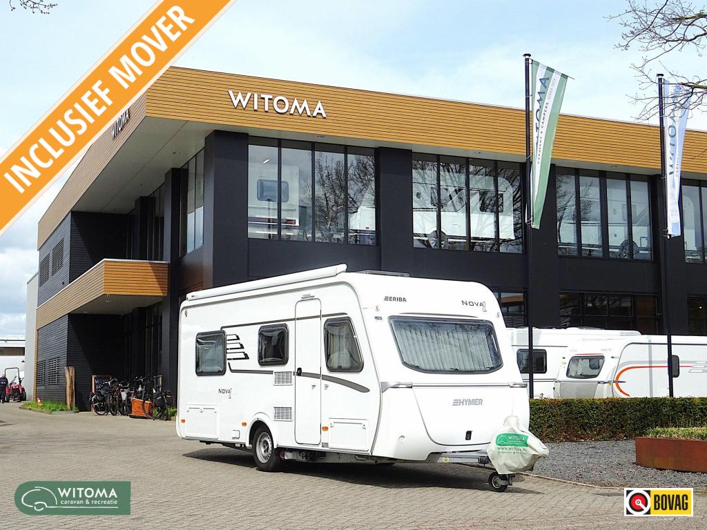 Eriba Nova Light 442 mover, airco, luifel., Standaardzit, Schokbreker, Bedrijf, Tot en met 3