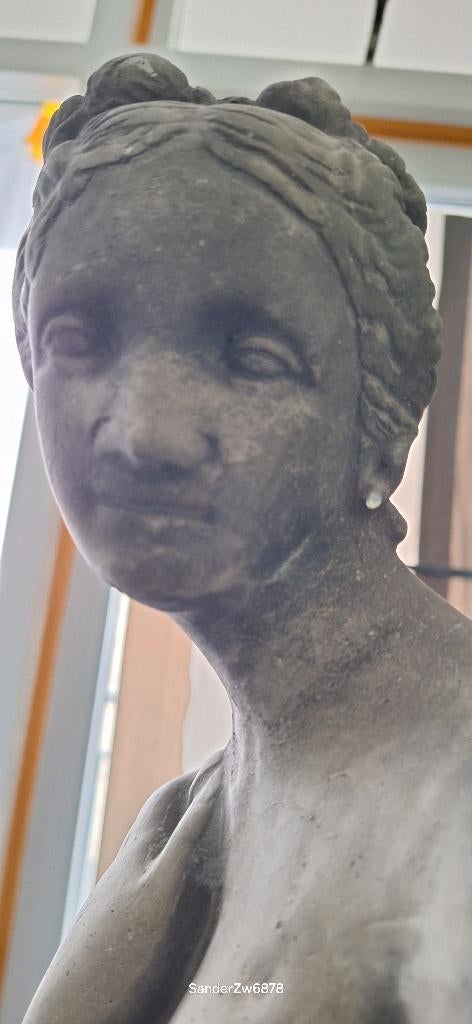 Romeins/Grieks puur gegoten betonnen VENUS Tuinbeeld € 150,-, Tuin en Terras, Ophalen, Gebruikt, Beton, Mensenbeeld