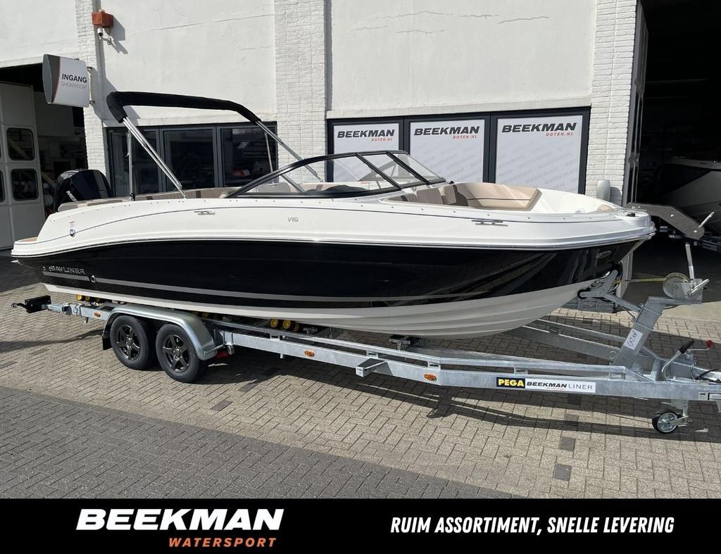 Bayliner VR6 Bowrider met 225 PK Mercury! Nieuw, Watersport en Boten, 6 meter of meer, Nieuw, 200 pk of meer, Polyester