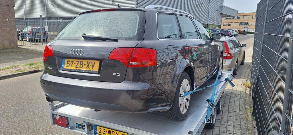 Audi A4 2.0 96KW Avant 2008 Grijs, Voorwielaandrijving, 730 kg, 4 cilinders, 1984 cc