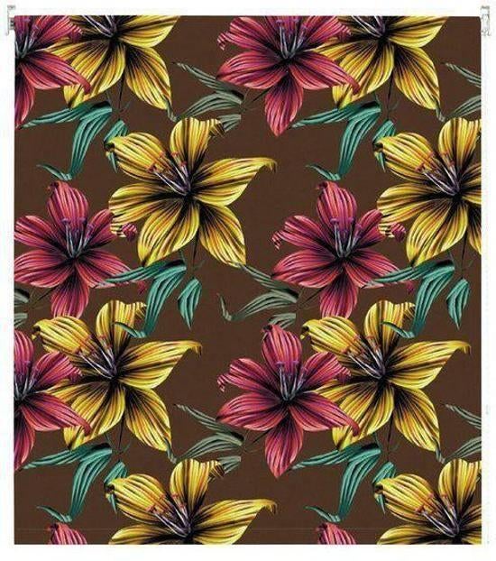 ☀️Vintage: DTCH verduisterend rolgordijn + Ophanging🏷️€12,-, Huis en Inrichting, Stoffering | Gordijnen en Lamellen, Nieuw, 150 tot 200 cm